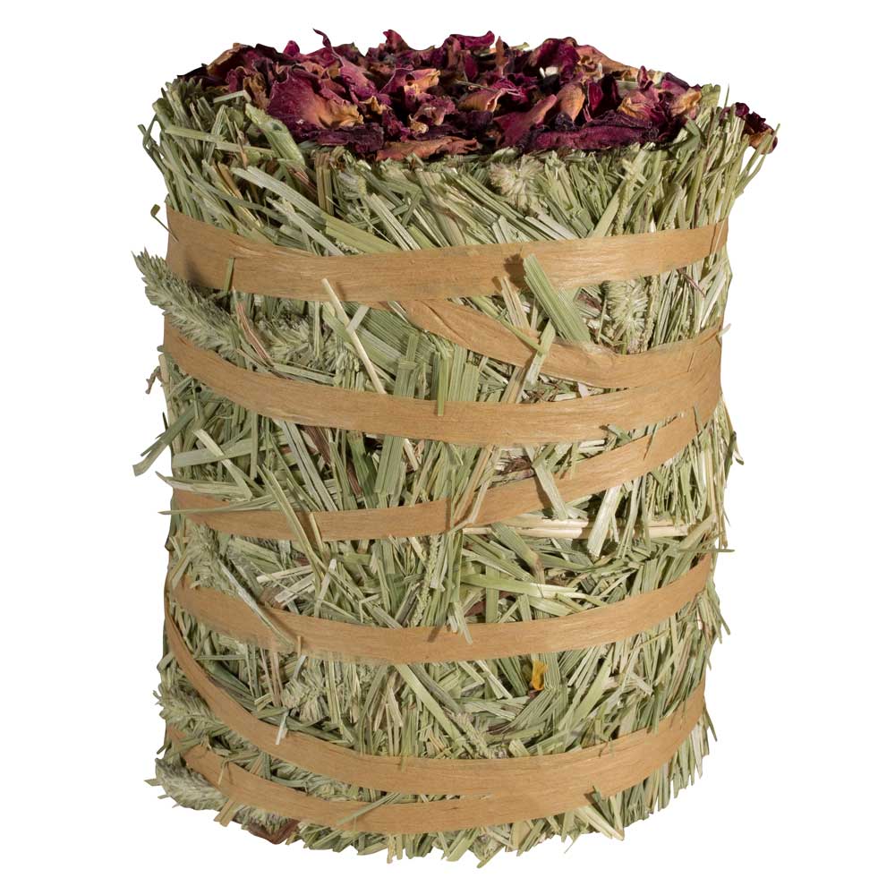 Mini Hay Bale Rose 1 Pack Product Unpacked