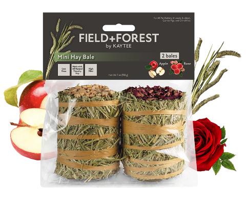 Apple & Rose Mini Hay Bales 2PK