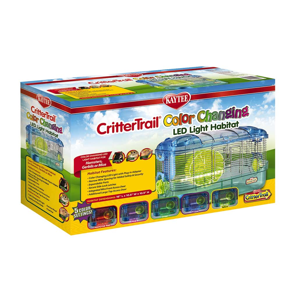 CritterTrail LED Color Changing Habitat: Small Animal Cages