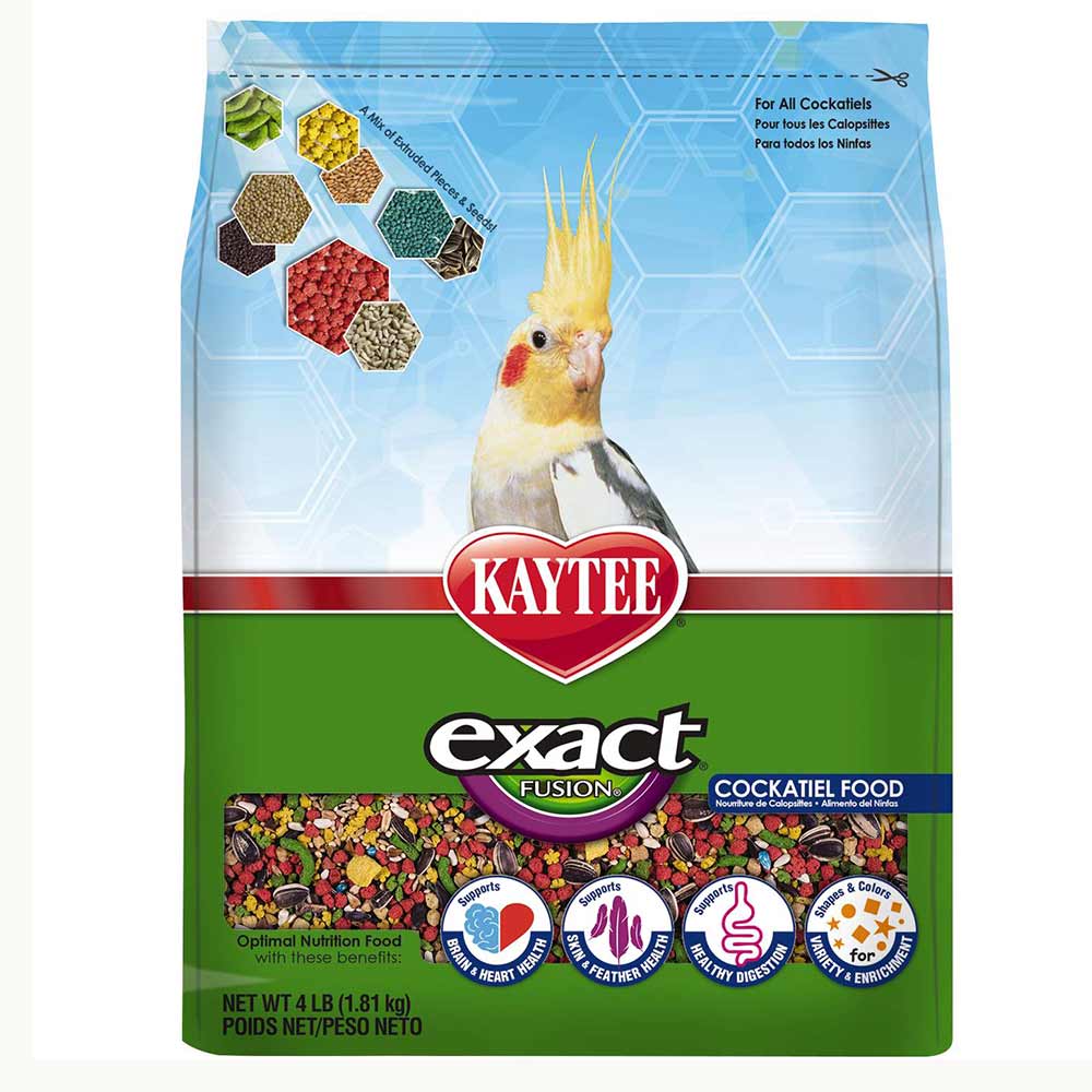 Kaytee Exact Fusion Cockatiel Food, 4 lb