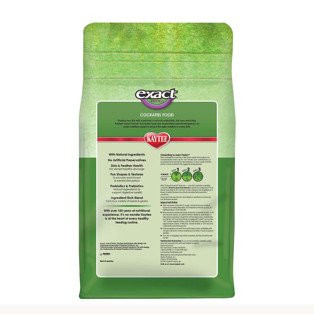 Kaytee Exact Natural Fusion Cockatiel Food