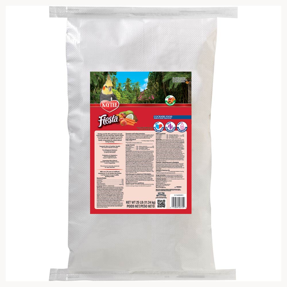 Kaytee fiesta parrot shop food 25 lb