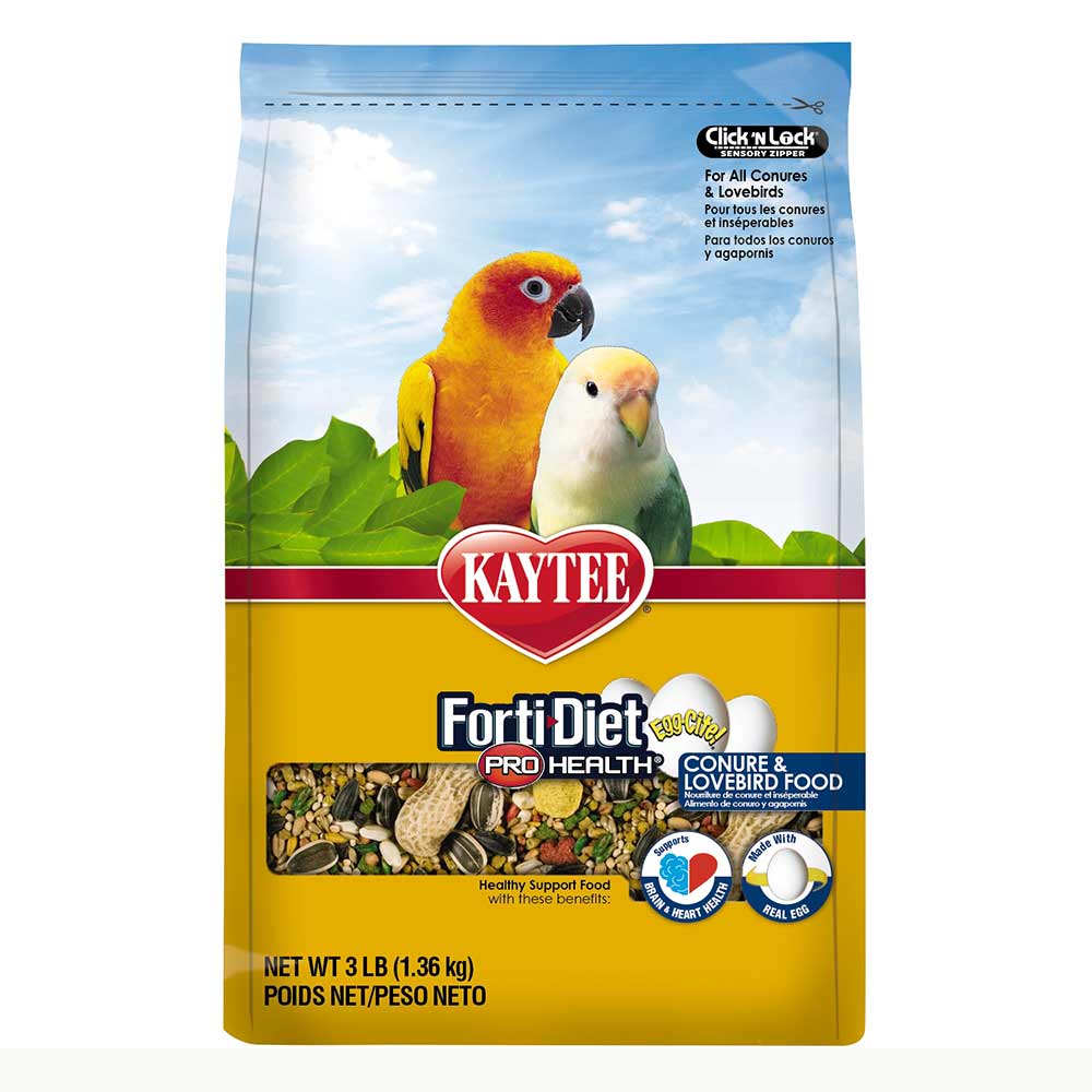 Kaytee Forti-Diet Pro Health Egg-Cite! Conure & Lovebird Food