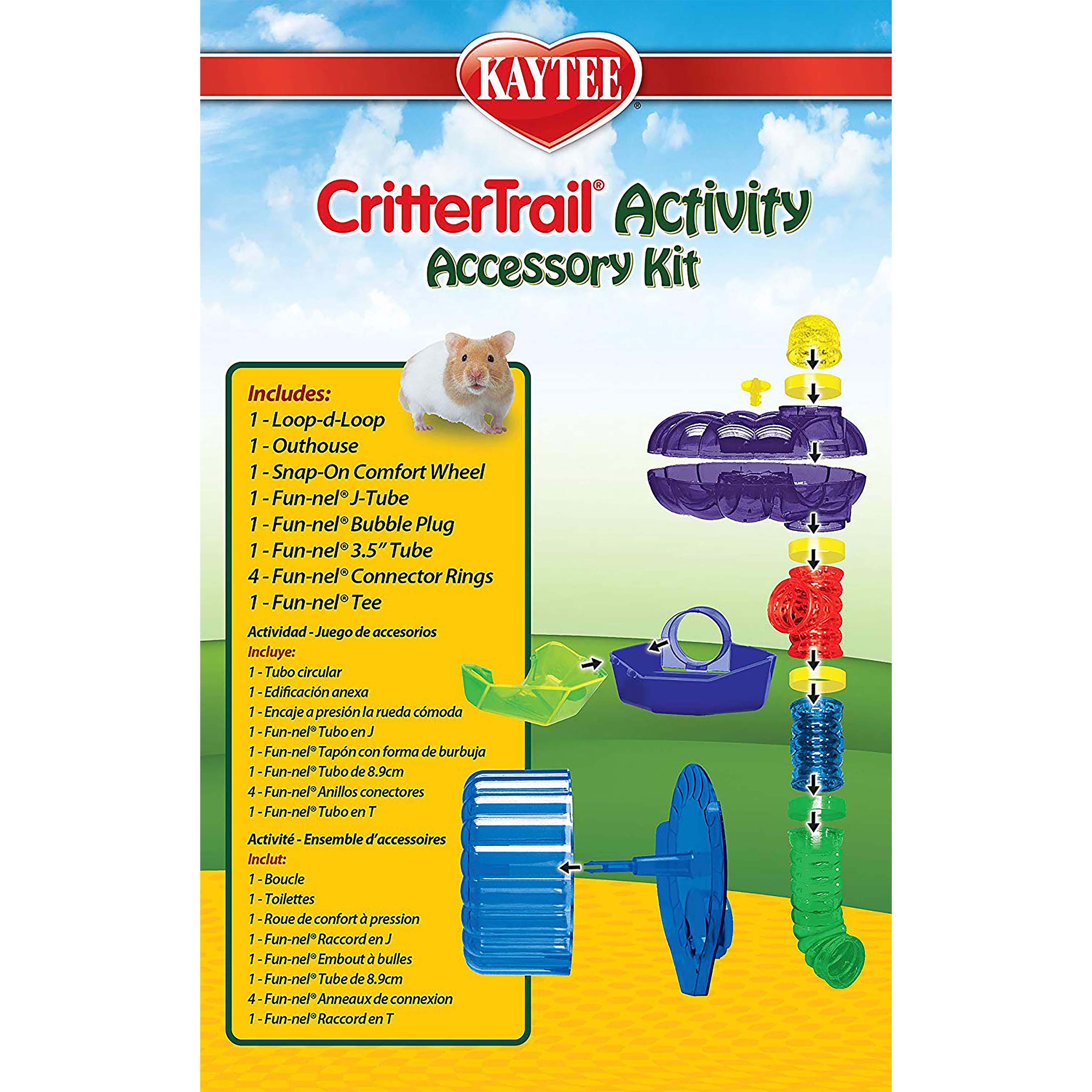 ekskrementer Bidrag Institut CritterTrail Accessory Activity Kit: Hamster Tubes | Kaytee