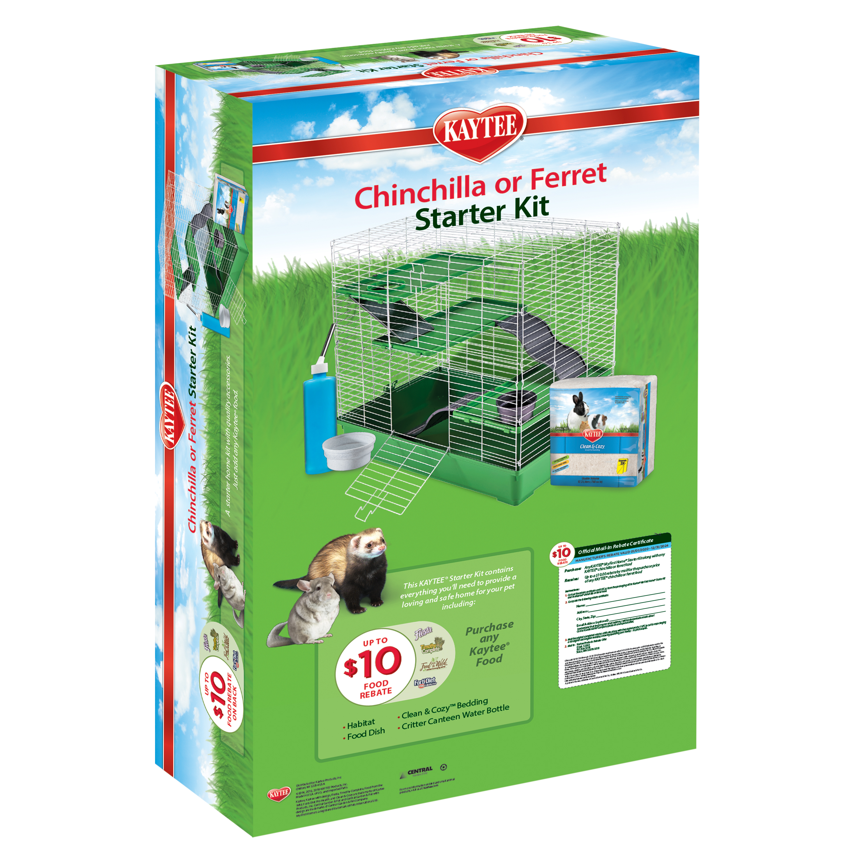Kaytee My First Home Ferret or Chinchilla Starter Kit| Kaytee