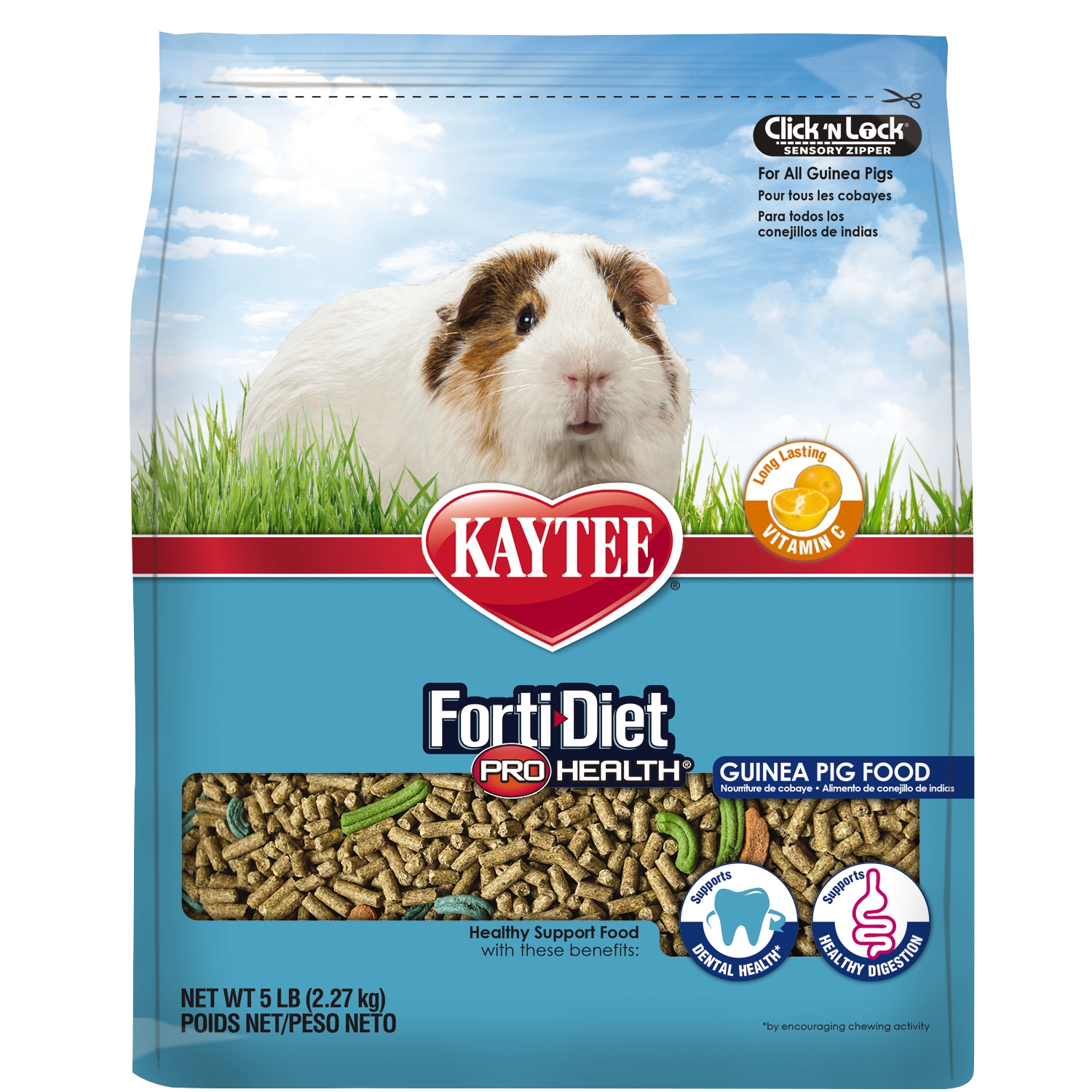 Kaytee Forti-Diet Pro Health Guinea Pig Food 5 lb
