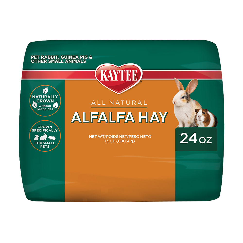 Kaytee Field + Forest Mini Hay Bale with Carrots 3.5 oz - Feeders