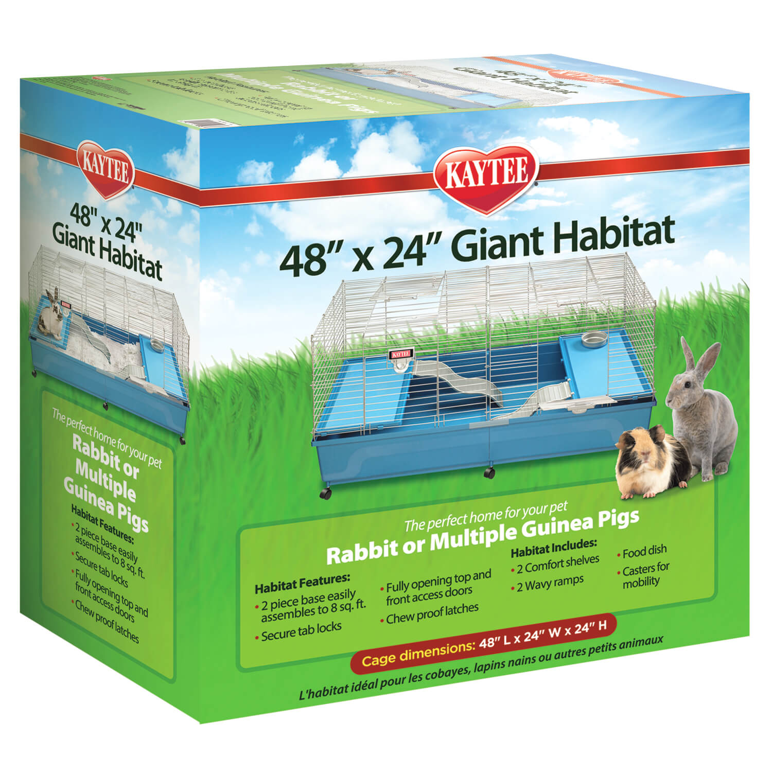 48 X 24 Giant Habitat: Rabbit Cages, Hutches, and Habitats