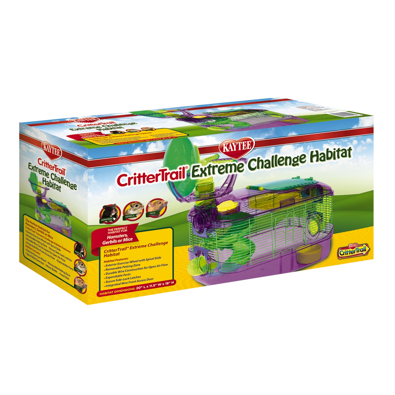 Crittertrail Extreme Challenge Habitat : Hamster, Gerbil, and
