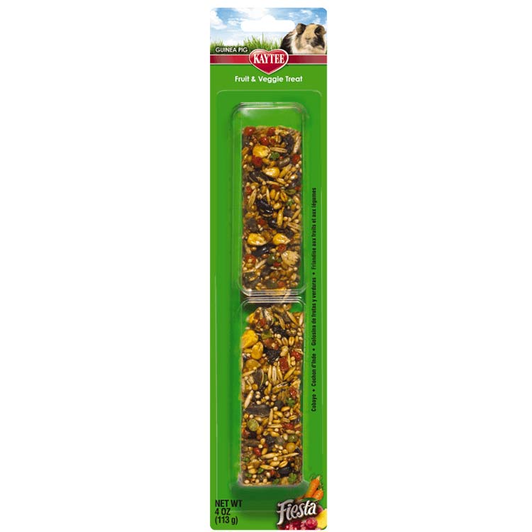 Kaytee Fiesta Fruit and Veggie Guinea Pig Treat Stick