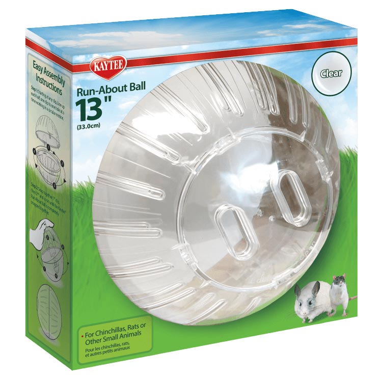 Kaytee Run About Ball 13 inch Clear