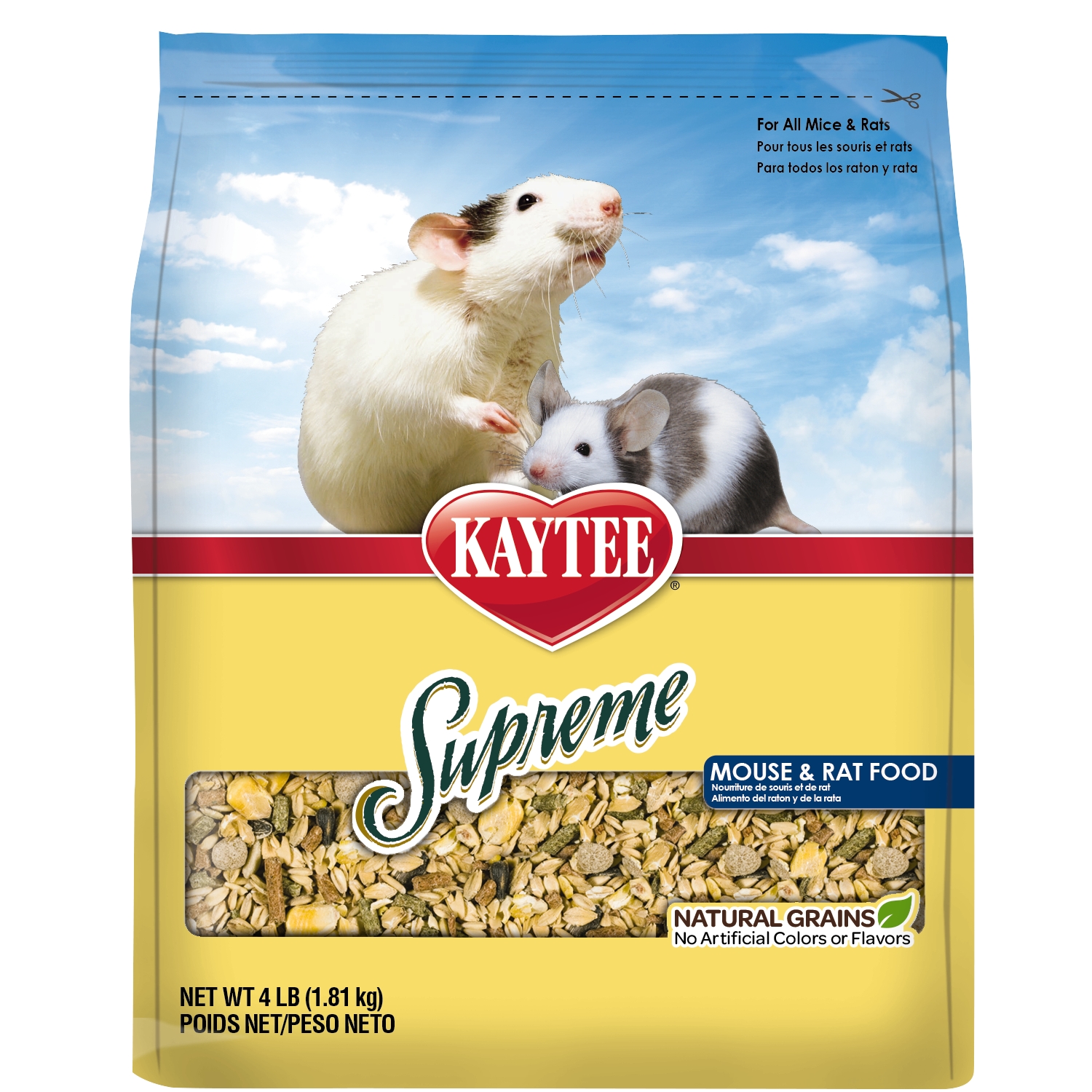 Kaytee Supreme Rat and Mouse Fortified Daily Diet