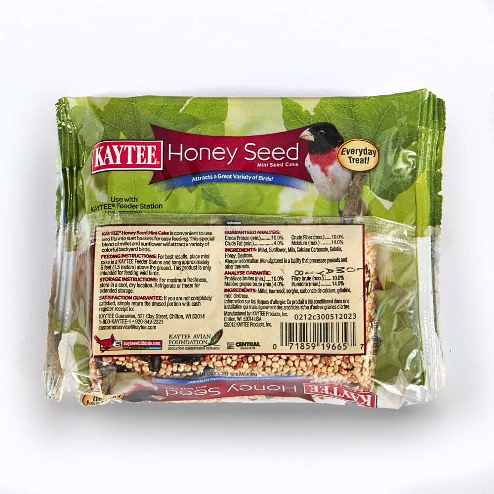 Kaytee Honey Mixed Seed Mini Cake Wild Bird Food