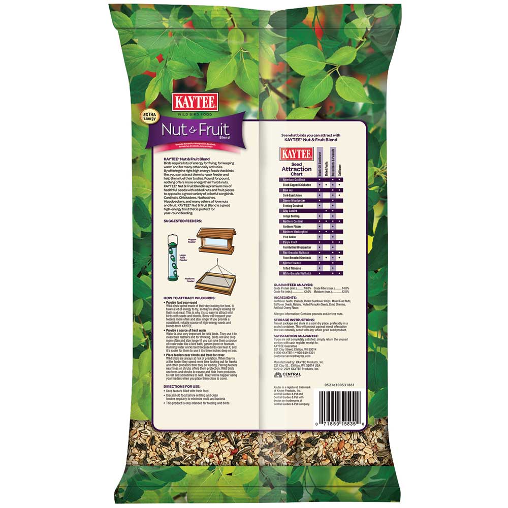 Kaytee Nut & Fruit Blend Wild Bird Food