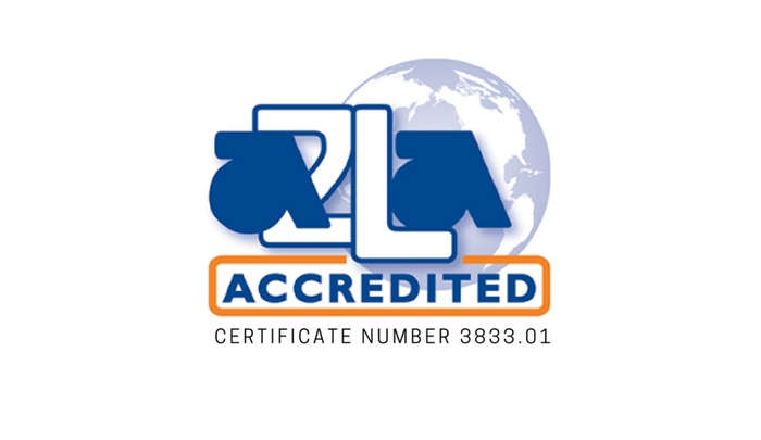 A2LA Accredited Certified