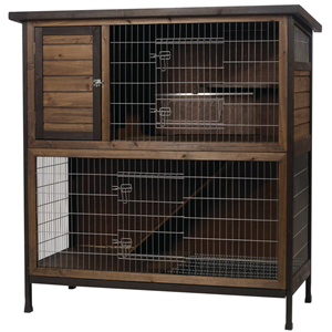 Kaytee Rabbit Hutch, 2-Story, 48-Inch Wide
