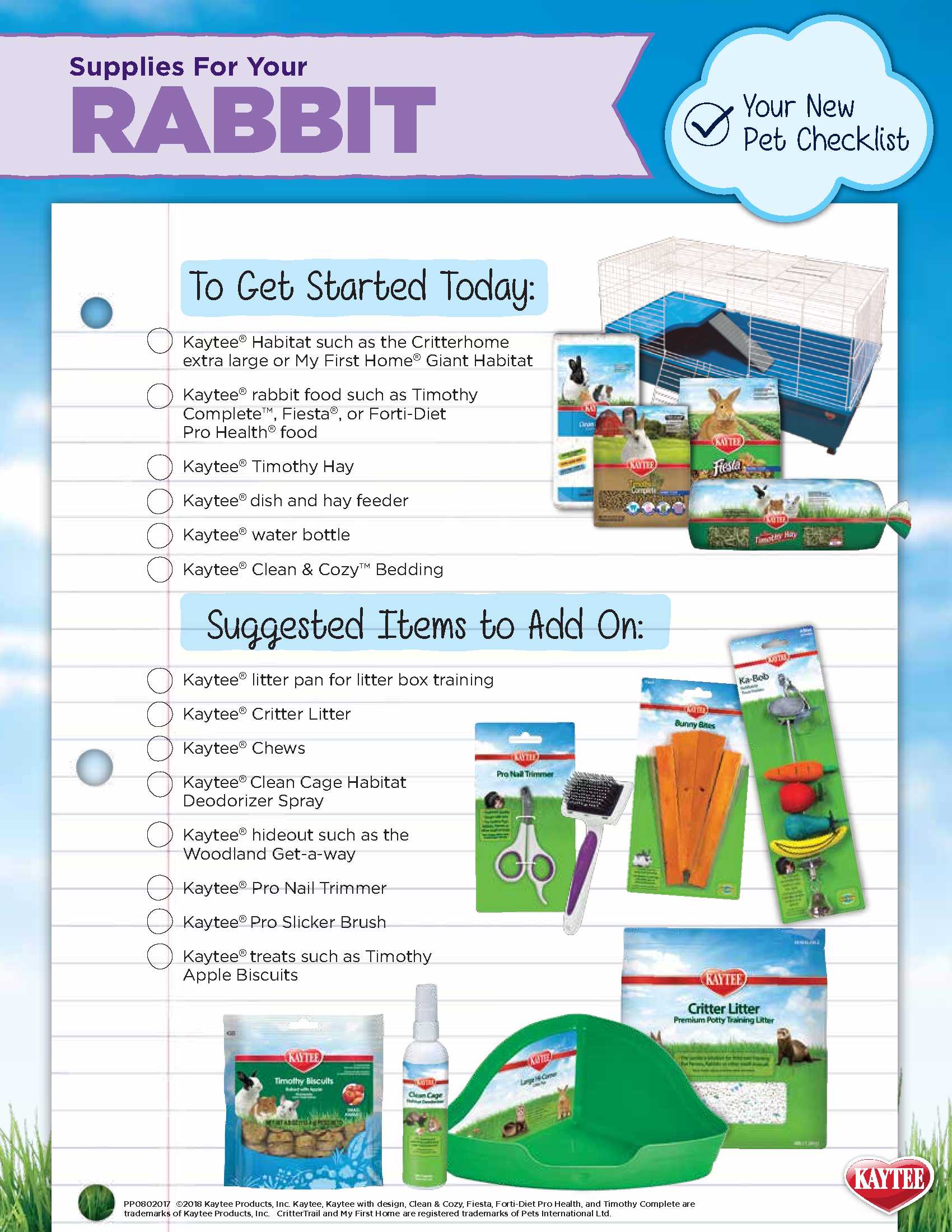 Rabbit Care Checklist