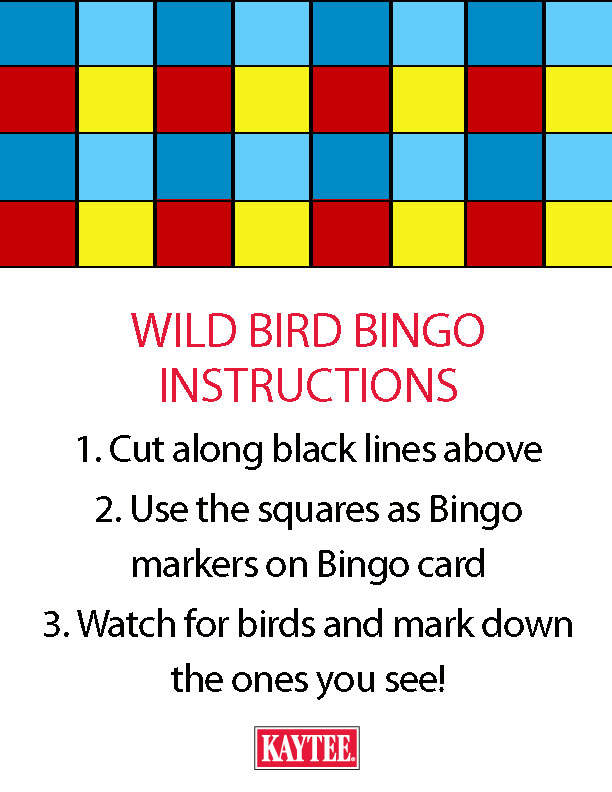 Wild Bird Bingo dotters