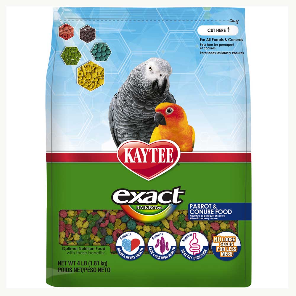 Exact Rainbow Parrot and Conure Food Kaytee