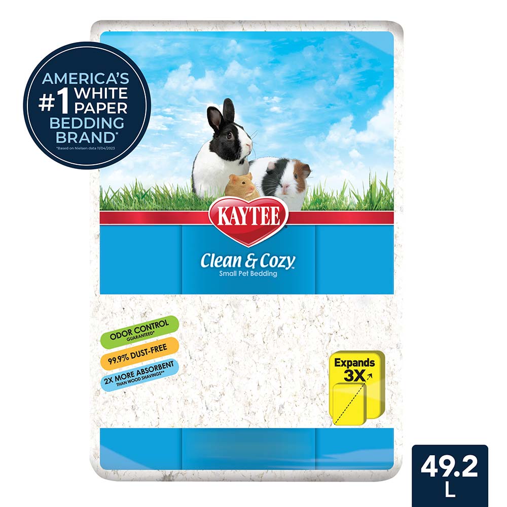Clean Cozy Bedding White Kaytee